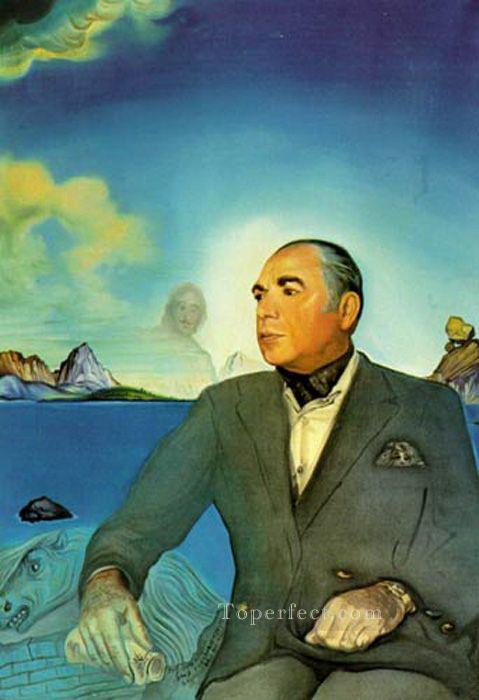 Retrato de John Theodoracopoulos Surrealismo Pintura al óleo